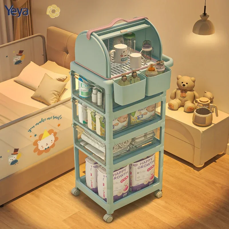 Baby Products Eco Friendly - رف تخزين متعدد الطبقات لحديثي الولادة