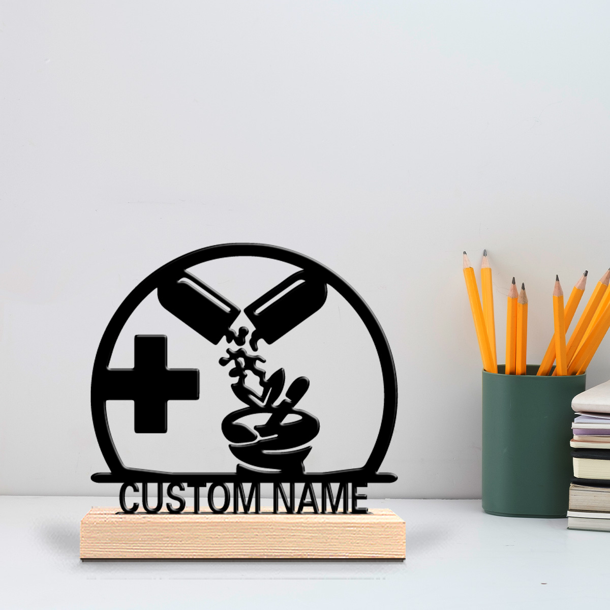 Baby Products Decoration - تمثال معدني جديد بتصميم مخصص لصيادلة