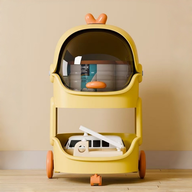 Baby Products Eco Friendly - عربة تخزين دوارة على شكل بطة
