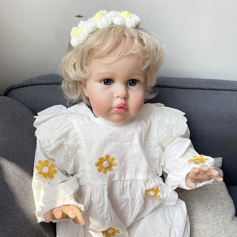 دمية طفلة أميرة إيلي واقعية بط - مراجعة Baby Products Hair وسعره