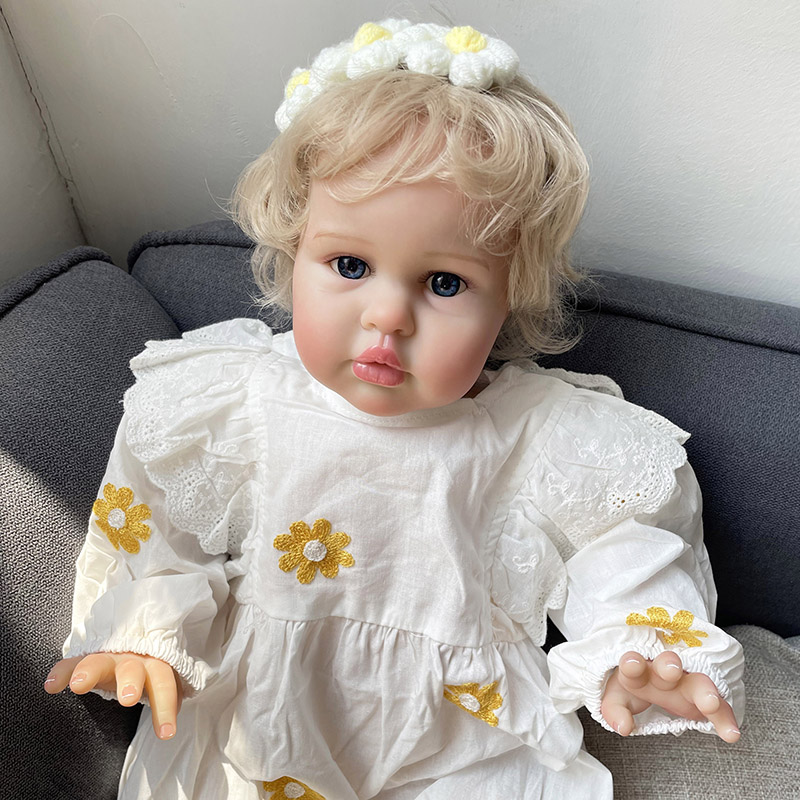 دمية طفلة أميرة إيلي واقعية بط - مراجعة Baby Products Hair وسعره