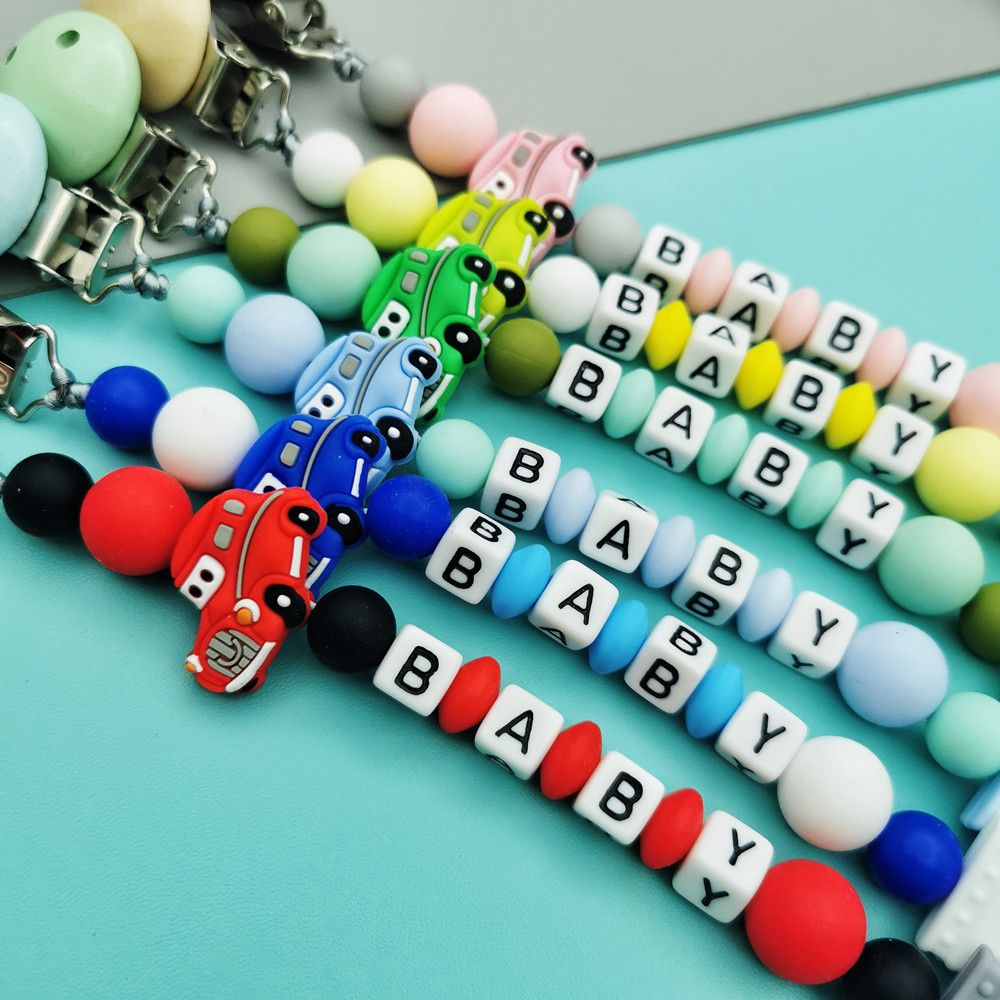 مخصص الإنجليزية الروسية اسم ال - مراجعة Baby Pacifier Clip وسعره