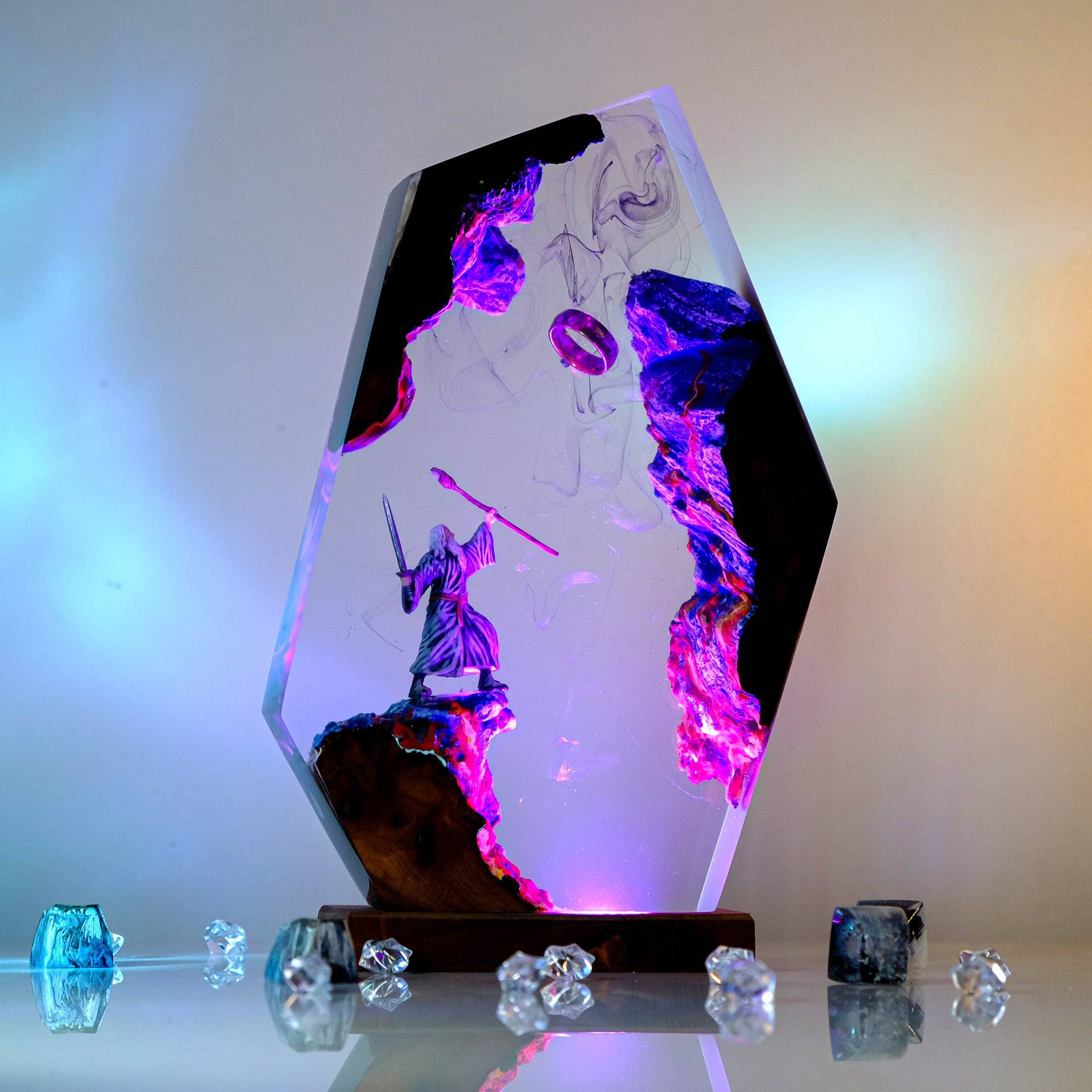 مصباح طاولة على شكل مشهد من في - مراجعة Baby Products Decoration وسعره