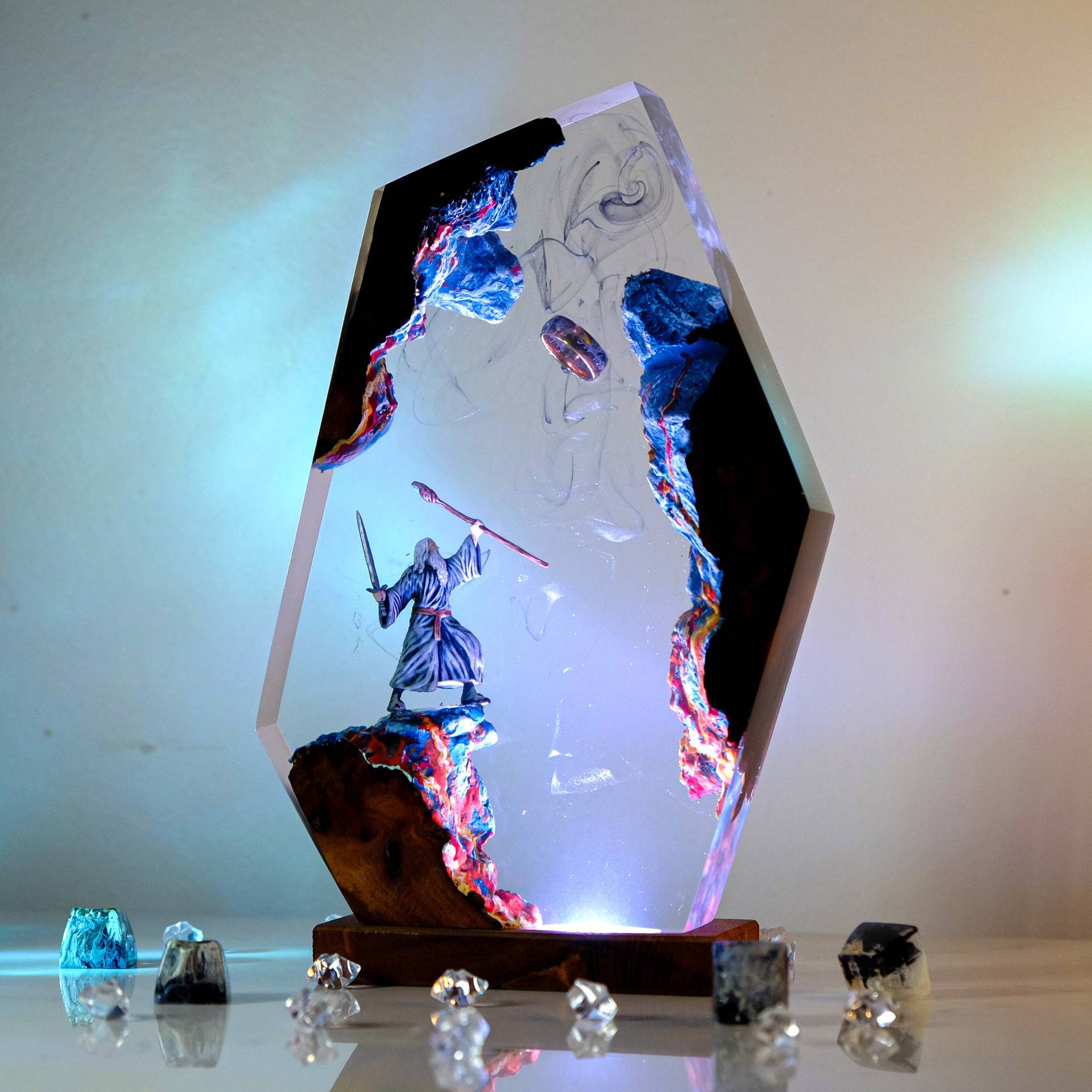 مصباح طاولة على شكل مشهد من في - مراجعة Baby Products Decoration وسعره