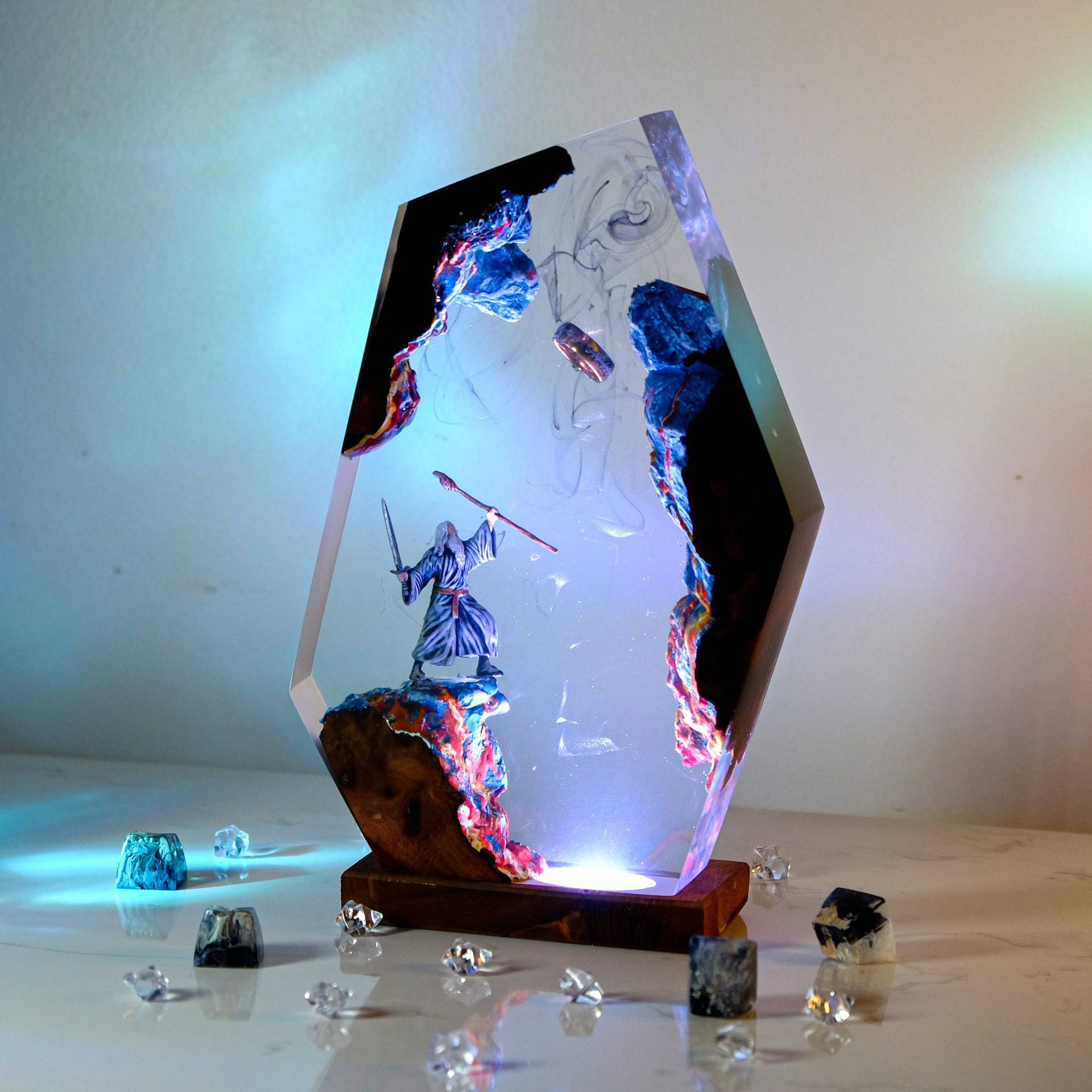 مصباح طاولة على شكل مشهد من في - مراجعة Baby Products Decoration وسعره