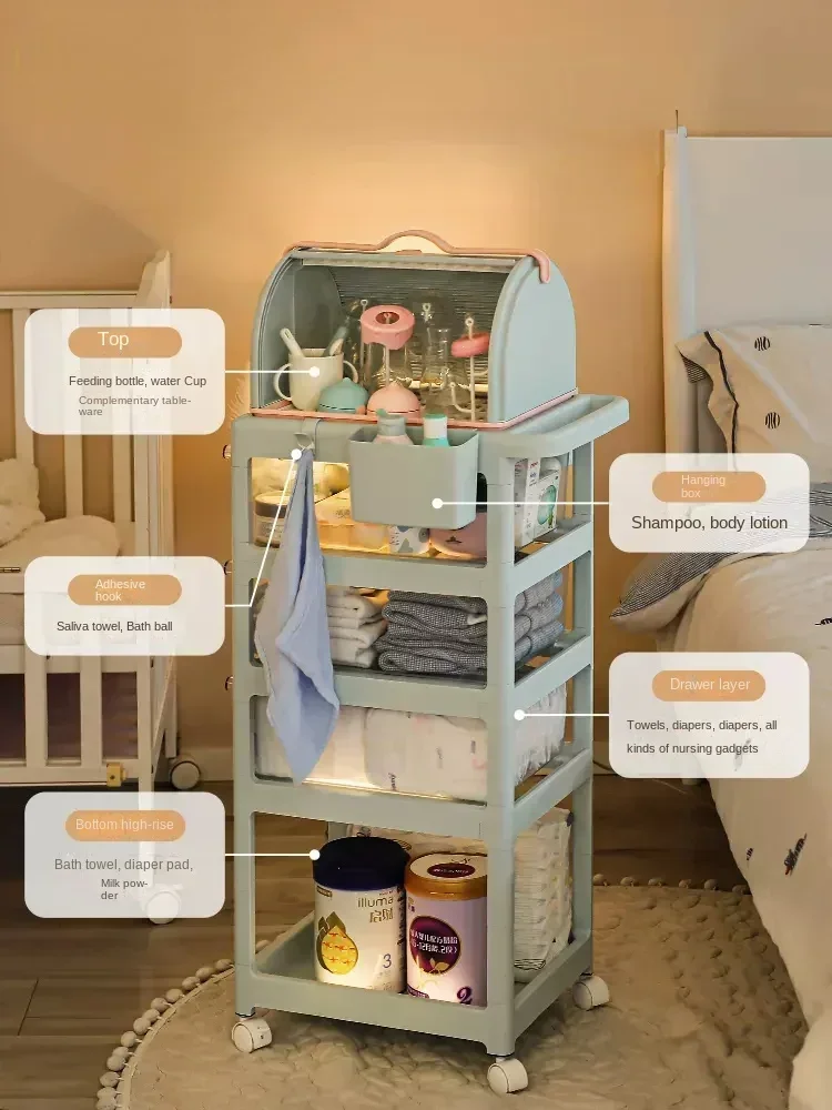 رفوف تخزين بلاستيكية متنقلة شف - مراجعة Baby Products Eco Friendly وسعره
